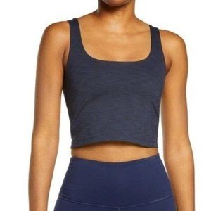 Beyond Yoga Heather Rib Keep It Simple Crop Tank | Small